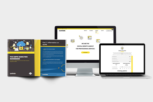 Preview of Luminate Digital Branding, Website and Print Design